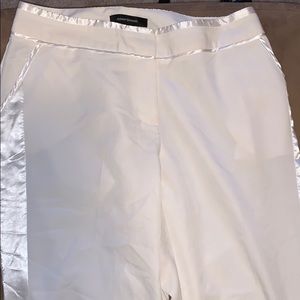 Satin edge wide legged pants